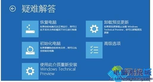 重置win10系统出现“找不到恢复环境”的提示怎么办